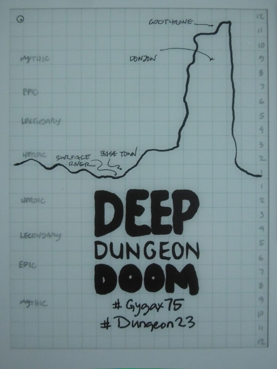 You are currently viewing #Gygax75 and #Dungeon23: Create a D&D Dungeon Campaign in a Few Minutes a Day Without Too Much Thinking