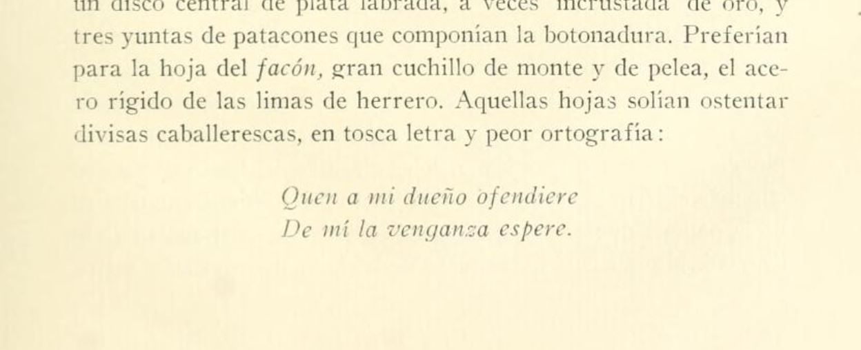 Engraved Couplet - Leopoldo Lugones - El payador 1916